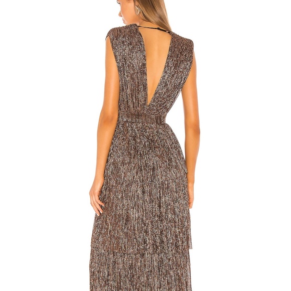 Sabina Musayev Skylar Gown in Bronze - Picture 3 of 13